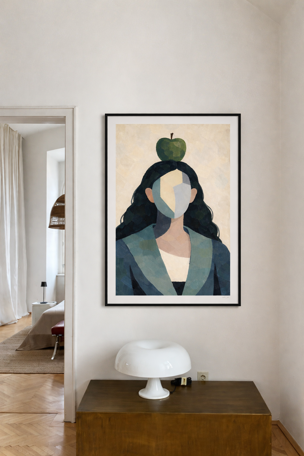 Contemporary figurative wall art print