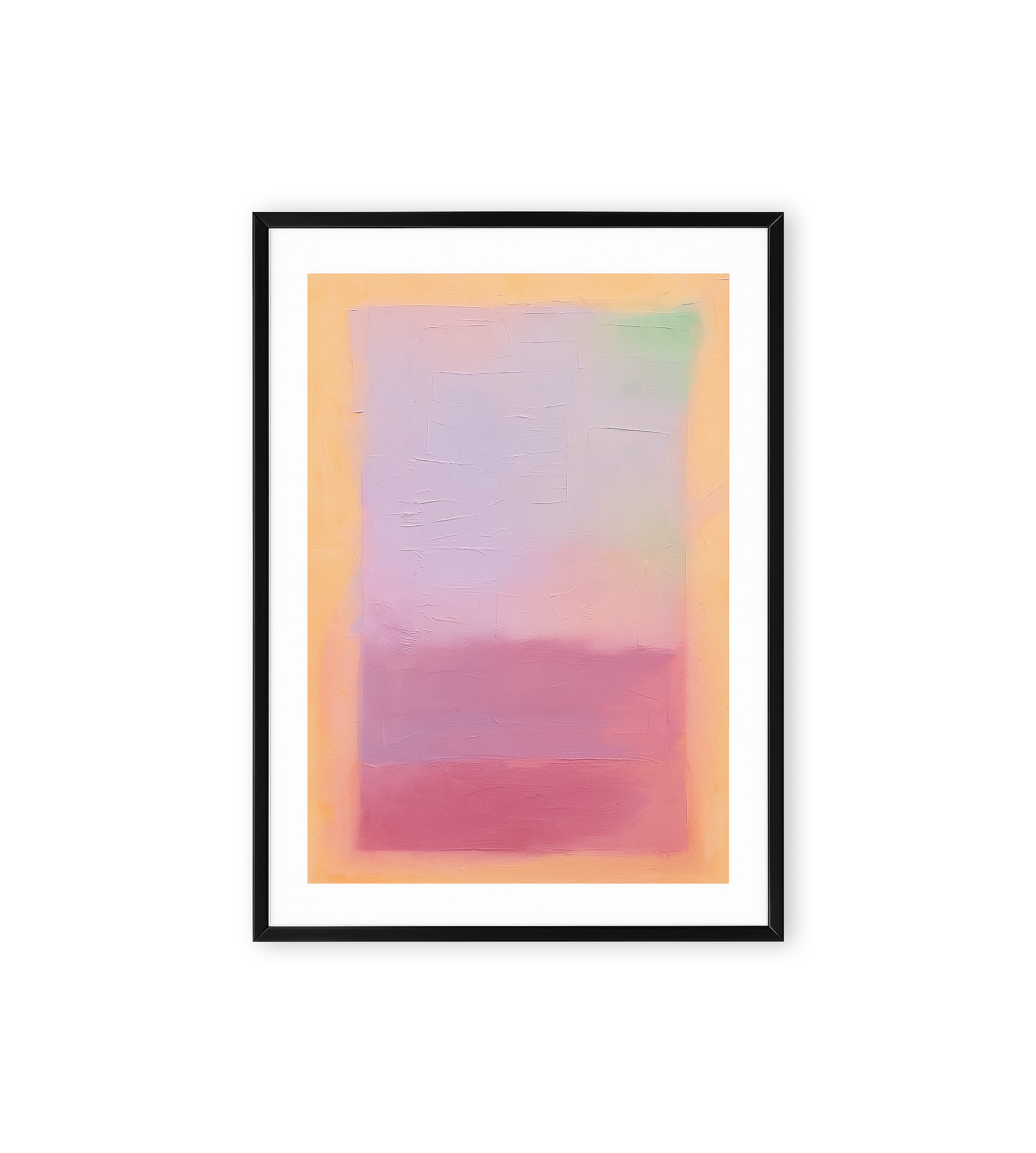 modern abstract blush pink wall art